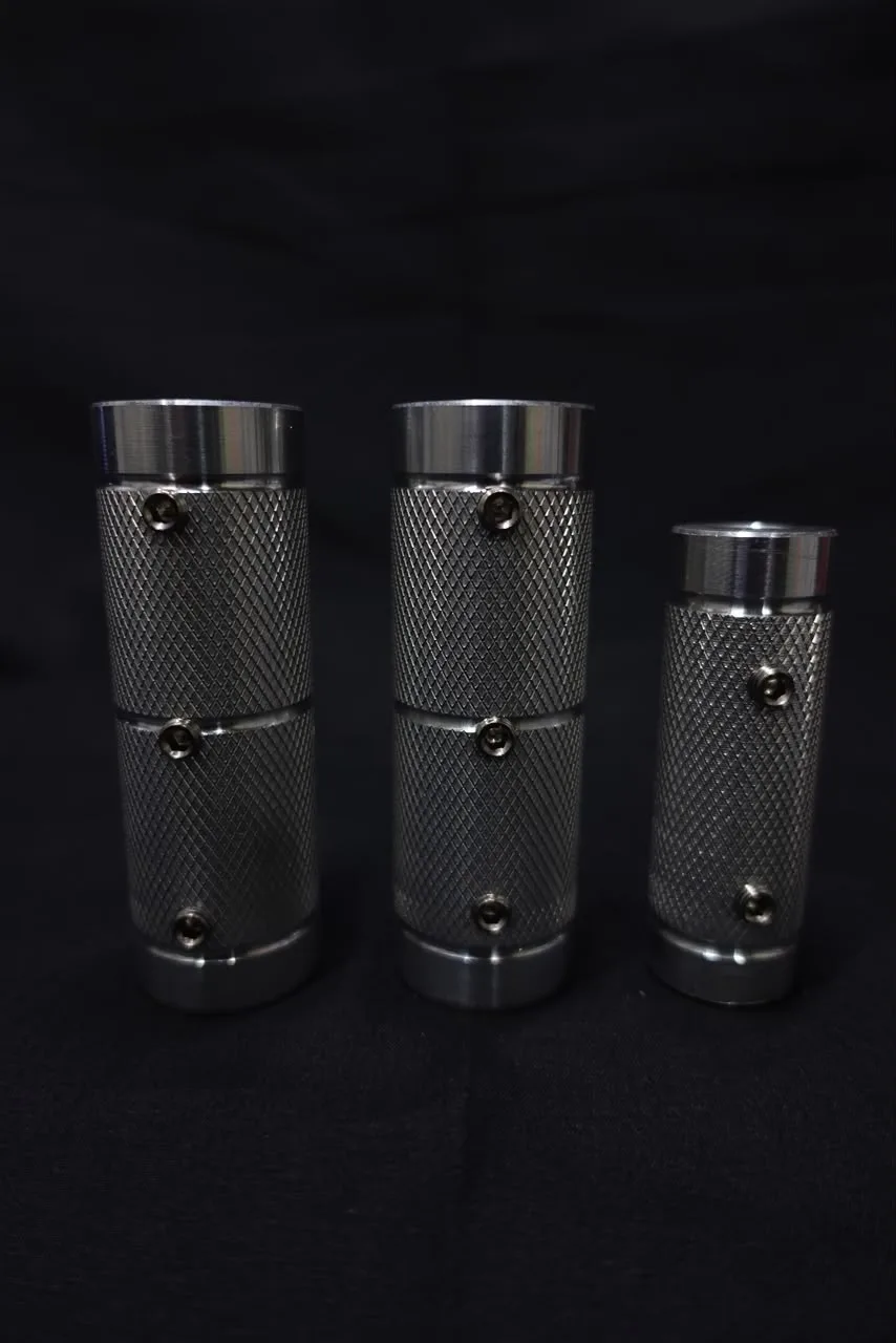 Silver Aluminum Foot Peg Covers (Fits 7/8 Pegs)
